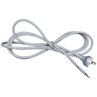 3m 2Core 10A/10A Grey Lead