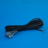 10 Amp Black Rubber Repair Lead - 2 Core